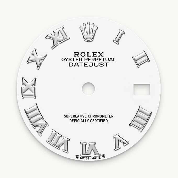 Rolex หน้าปัดสีขาว - นำสว่าง