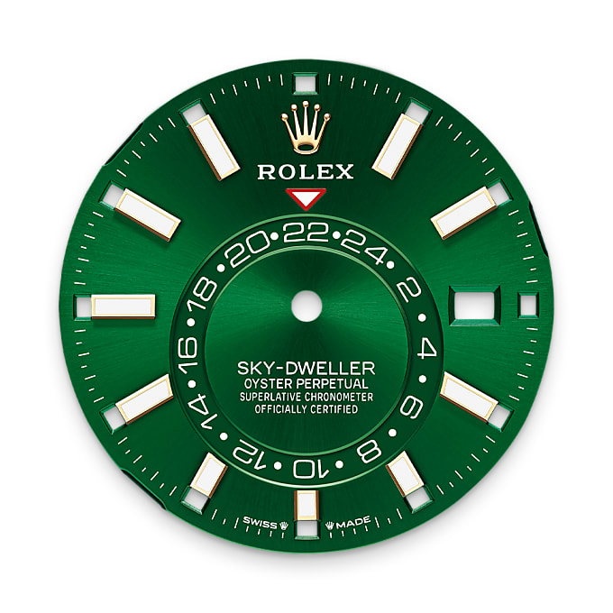 Rolex หน้าปัดสีเขียวสว่าง - นำสว่าง