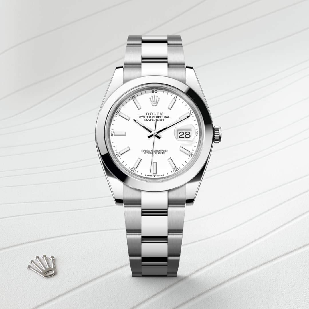 rolex-Datejust-in-Oyster, 41 มม., Oystersteel-Datejust 41,-m126300-0005-นำสว่าง