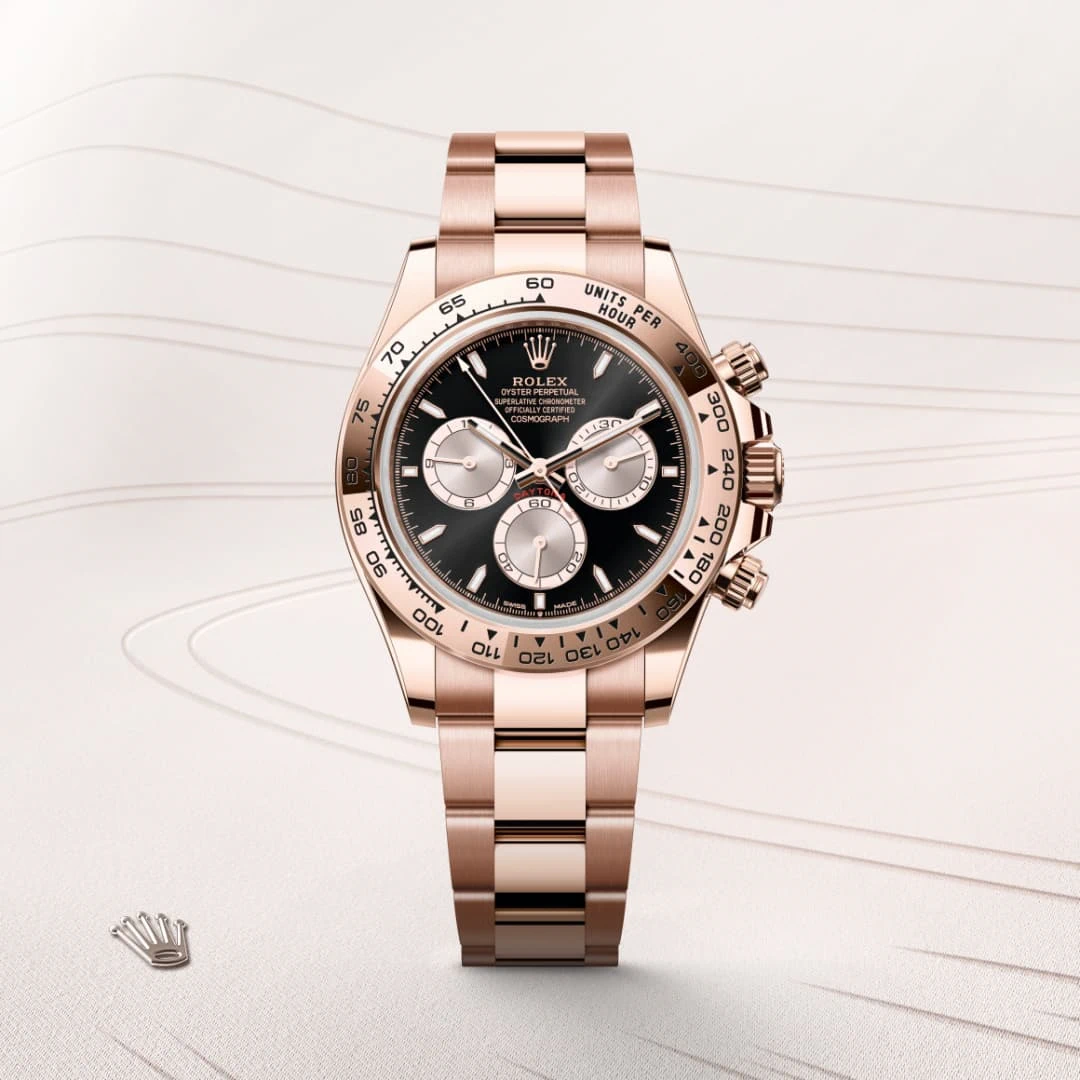 Rolex Cosmograph Daytona in 18 ct Everose gold, M126505-0001