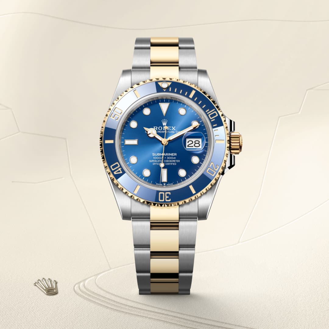 rolex-Submariner-in-Oyster, 41 มม., Oystersteel และทองคำ-Submariner Date,-m126613lb-0002-นำสว่าง