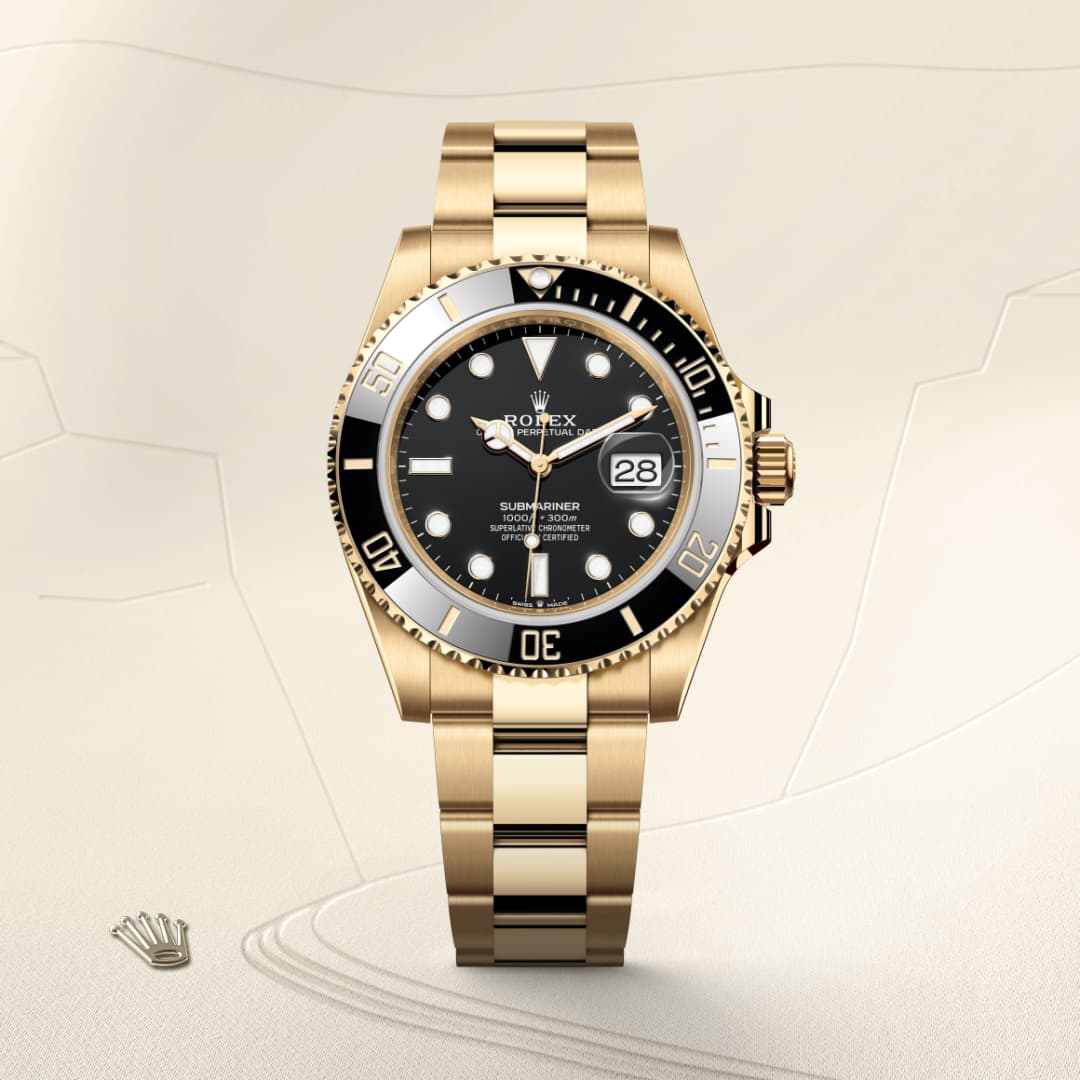 rolex-Submariner-in-Oyster 41 มม. ทองคำ-Submariner Date,-m126618ln-0002-นำสว่าง