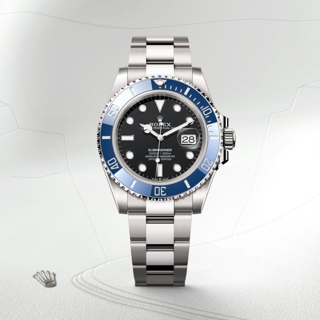rolex-Submariner-in-Oyster 41 มม. ทองคำขาว-Submariner Date,-m126619lb-0003-นำสว่าง