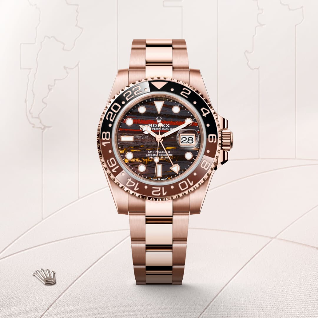 rolex-GMT-Master II-in-Oyster, 40 มม., Everose gold-GMT-Master II,-m126715chnr-0002-นำสว่าง