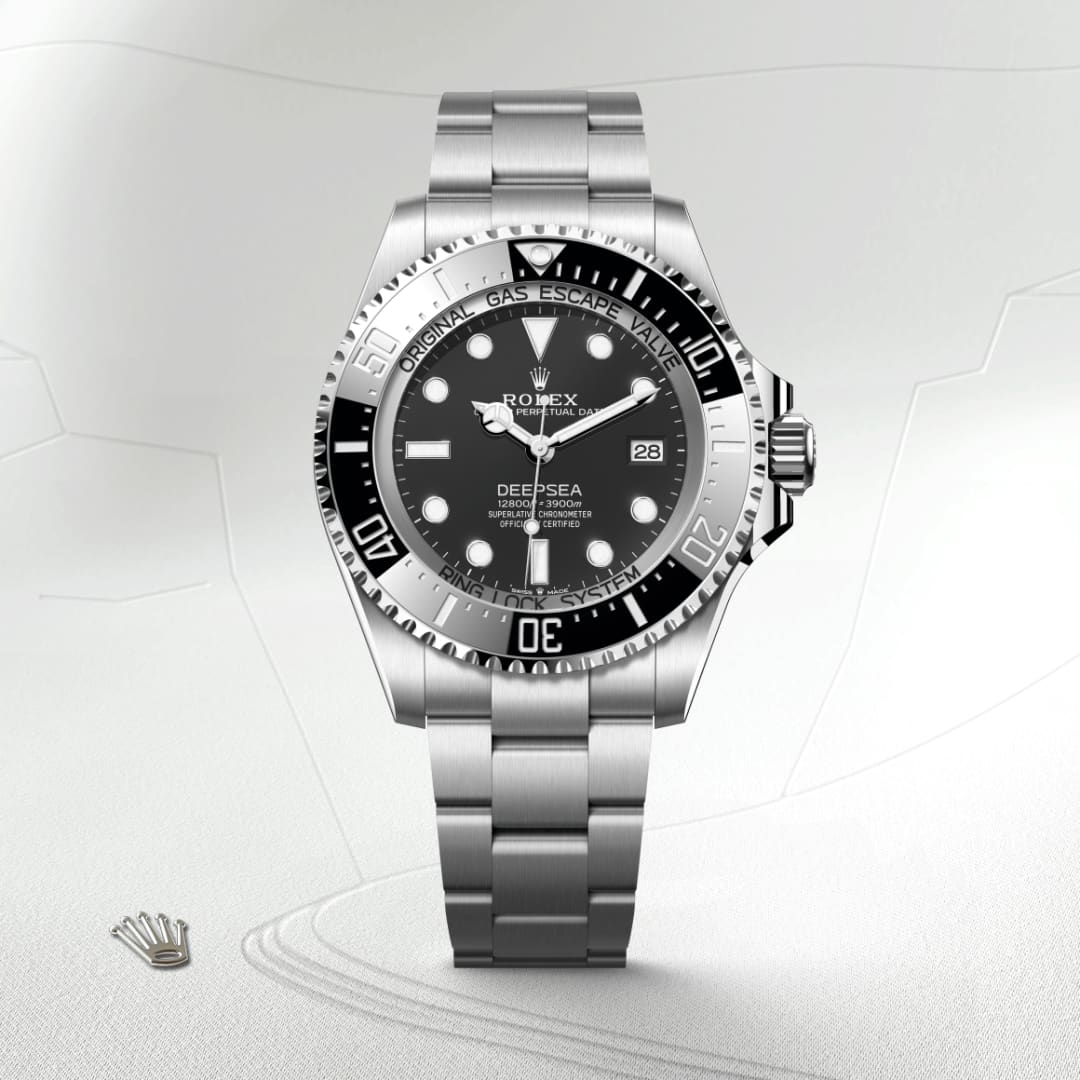 rolex-Deepsea-in-Oyster, 44 มม., Oystersteel-Rolex Deepsea,-m136660-0006-นำสว่าง