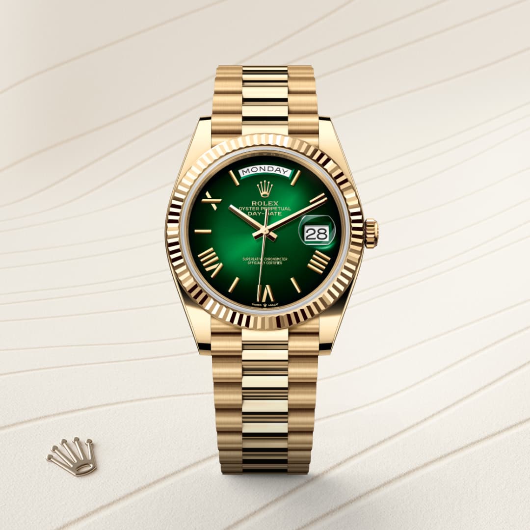 rolex-Day-Date-in-Oyster, 40 มม., ทองคำ-Day-Date 40,-m228238-0069-นำสว่าง
