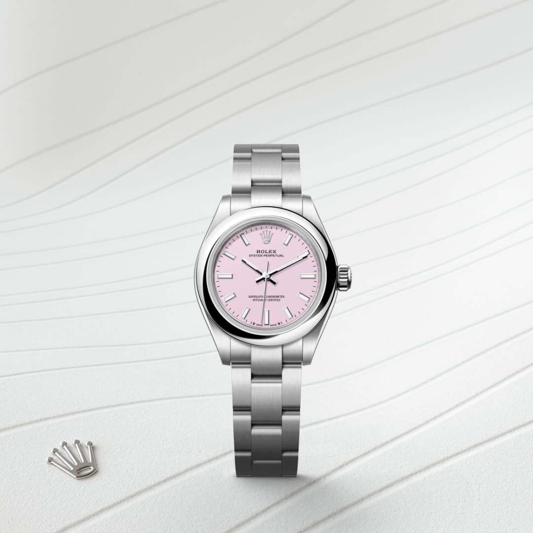 rolex-Oyster Perpetual-in-Oyster, 28 มม., Oystersteel-Oyster Perpetual 28,-m276200-0009-นำสว่าง