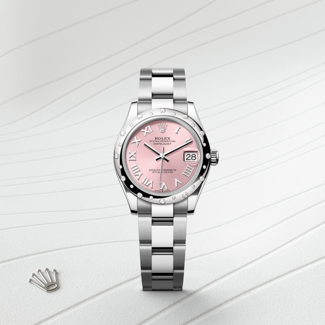 rolex-Datejust-in-Oyster, 31 มม., Oystersteel, ทองคำขาวและเพชร-Datejust 31,-m278344rbr-0021-นำสว่าง