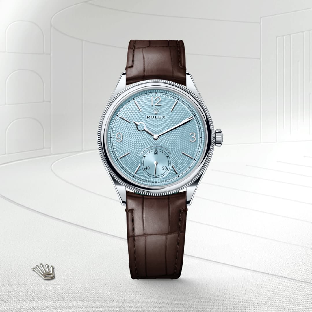 rolex-1908-in-39 มม. แพลทินัม พร้อมขัดเงา-1908,-m52506-0002-นำสว่าง