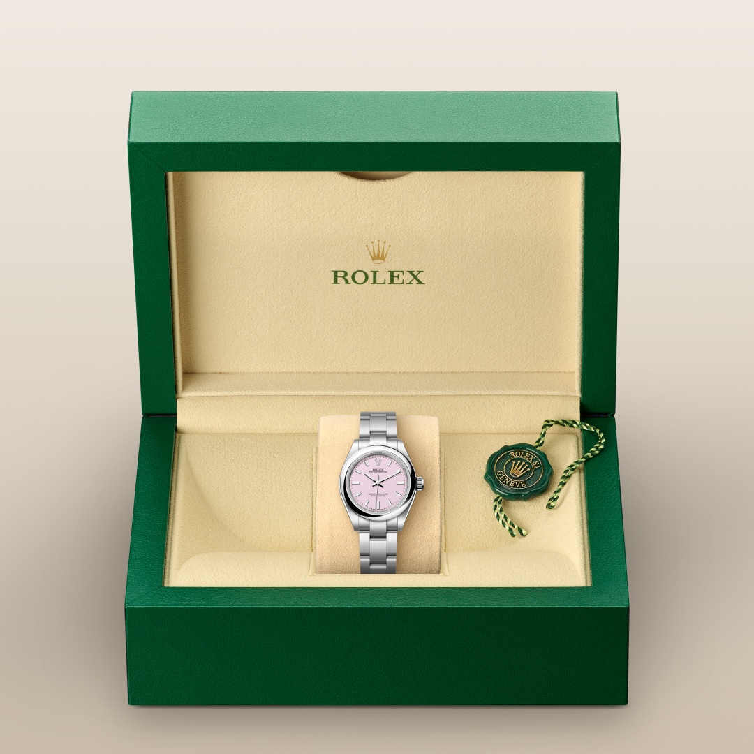 rolex-Oyster Perpetual-in-Oyster, 28 มม., Oystersteel-Oyster Perpetual 28,-m276200-0009-นำสว่าง