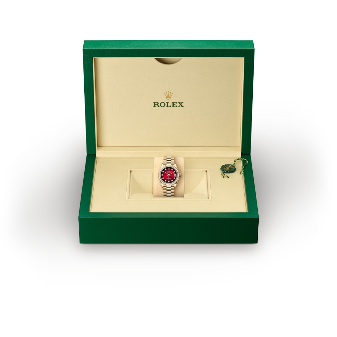 rolex-Datejust-in-Oyster, 31 มม., ทองคำและเพชร-Datejust 31,-m278288rbr-0041-นำสว่าง