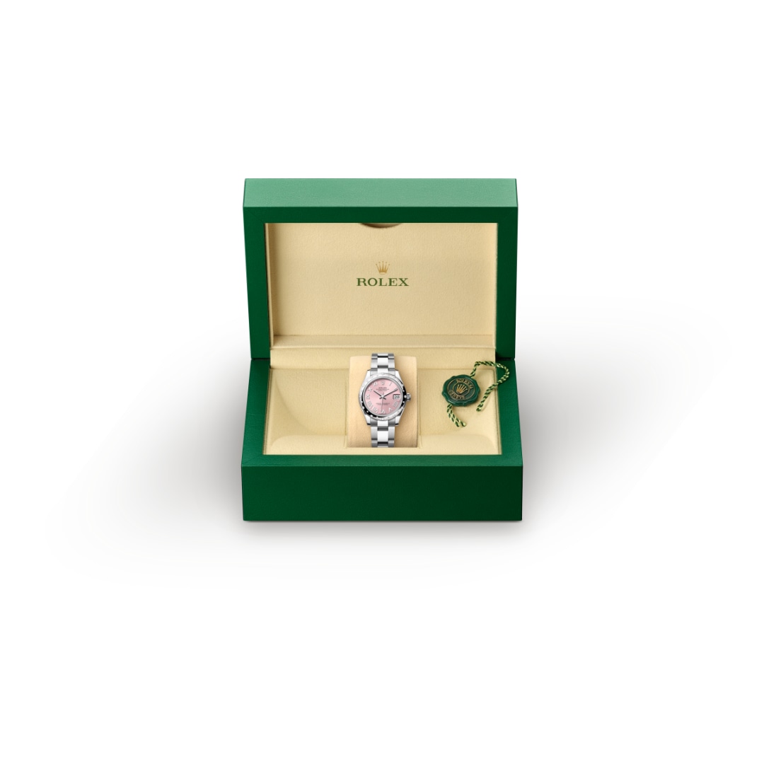 rolex-Datejust-in-Oyster, 31 มม., Oystersteel, ทองคำขาวและเพชร-Datejust 31,-m278344rbr-0021-นำสว่าง