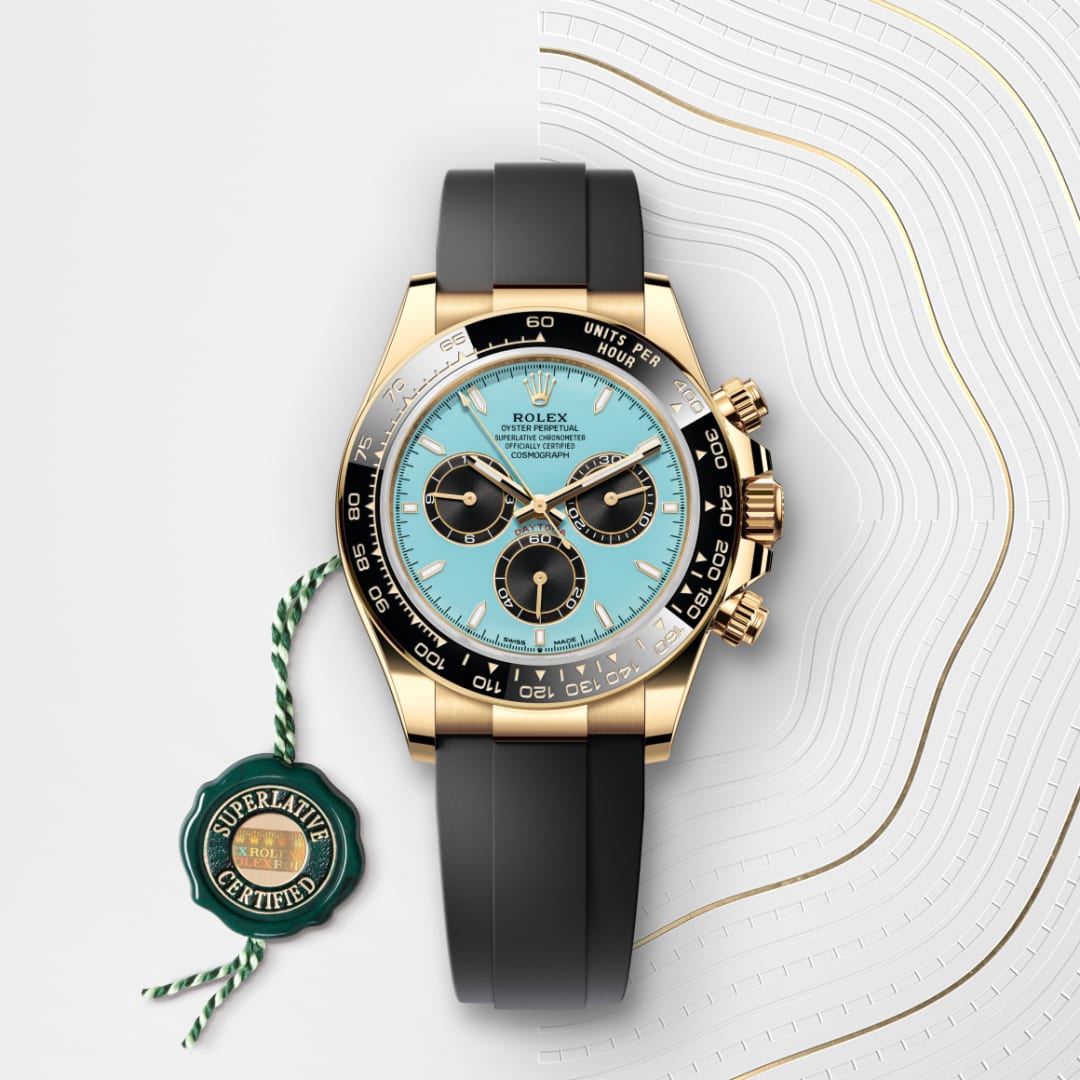 rolex-Cosmograph Daytona-in-Oyster, 40 มม., ทองคำ-Cosmograph Daytona,-m126518ln-0014-นำสว่าง