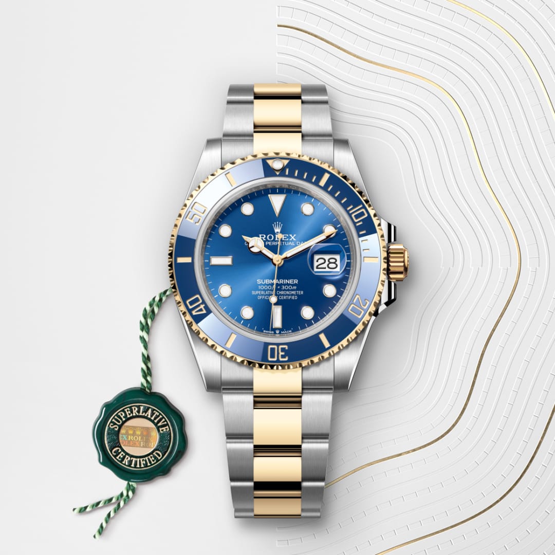 rolex-Submariner-in-Oyster, 41 มม., Oystersteel และทองคำ-Submariner Date,-m126613lb-0002-นำสว่าง