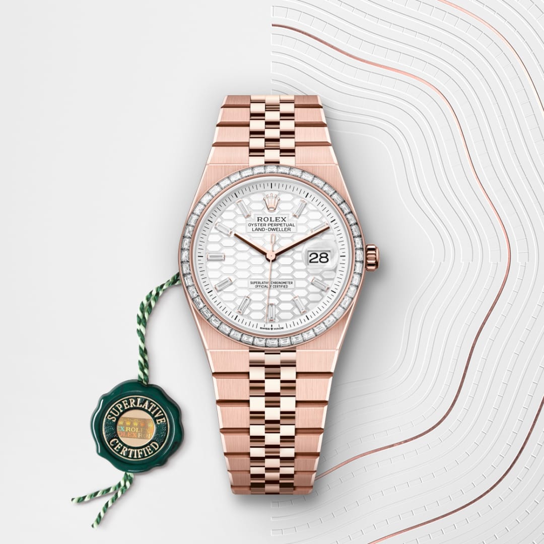 rolex-Land-Dweller-in-Oyster, 36 มม., Everose gold และเพชร-Land-Dweller 36,-m127285tbr-0002-นำสว่าง