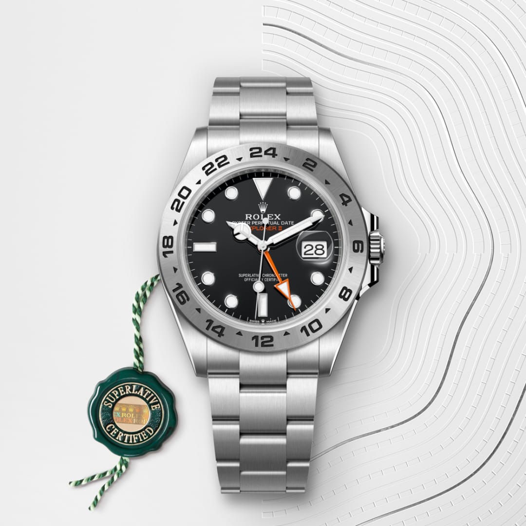 rolex-Explorer-in-Oyster, 42 มม., Oystersteel-Explorer II,-m226570-0002-นำสว่าง