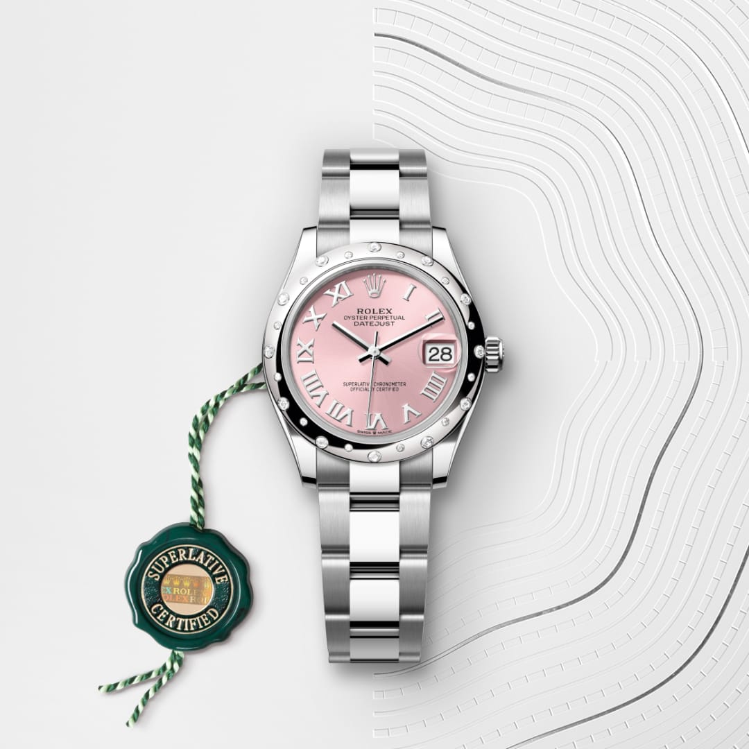 rolex-Datejust-in-Oyster, 31 มม., Oystersteel, ทองคำขาวและเพชร-Datejust 31,-m278344rbr-0021-นำสว่าง