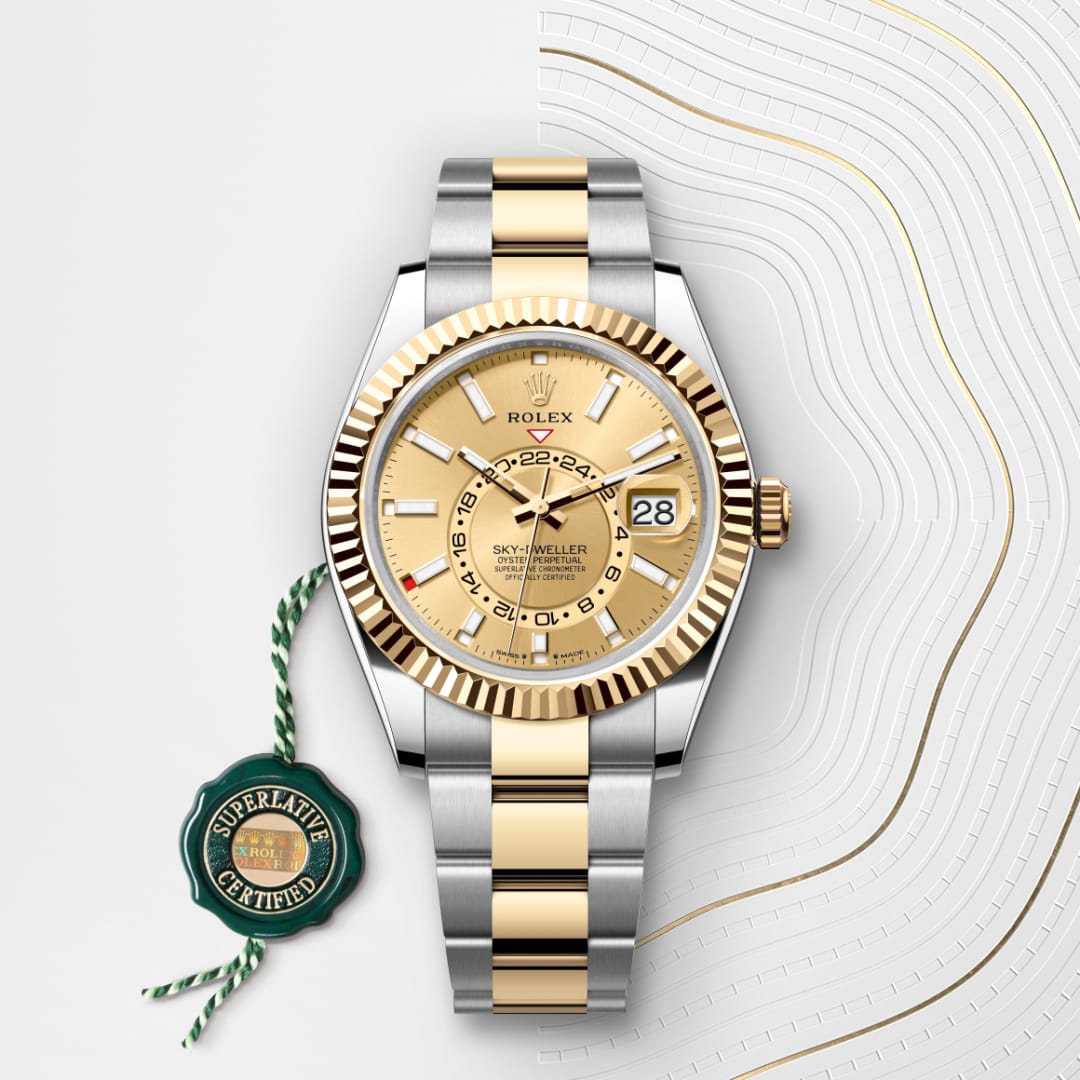 rolex-Sky-Dweller-in-Oyster, 42 มม., Oystersteel และทองคำ-Sky-Dweller,-m336933-0001-นำสว่าง