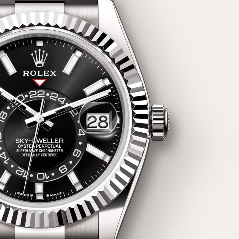 rolex-Sky-Dweller-in-Oyster, 42 มม., ทองคำขาว-Sky-Dweller,-m336239-0002-นำสว่าง