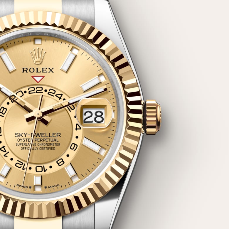 rolex-Sky-Dweller-in-Oyster, 42 มม., Oystersteel และทองคำ-Sky-Dweller,-m336933-0001-นำสว่าง