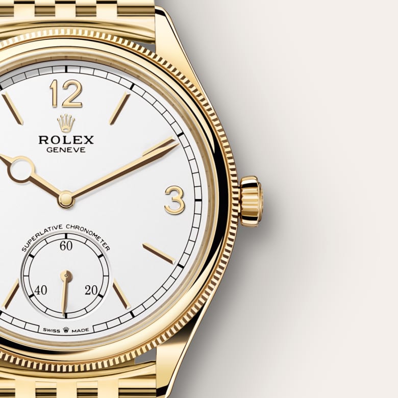 rolex-1908-in-39 มม. ทองคำ 18 กะรัต ขัดเงา-1908,-m52508-0008-นำสว่าง