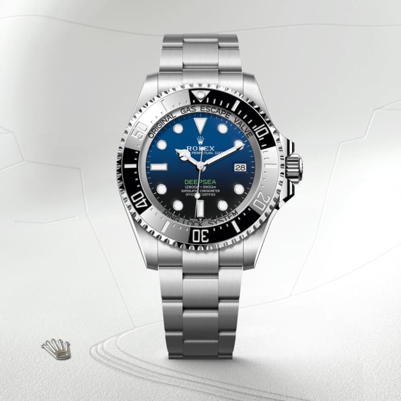 Front view of Rolex Deepsea in Oystersteel, m136660-0005 - Nam Sawang