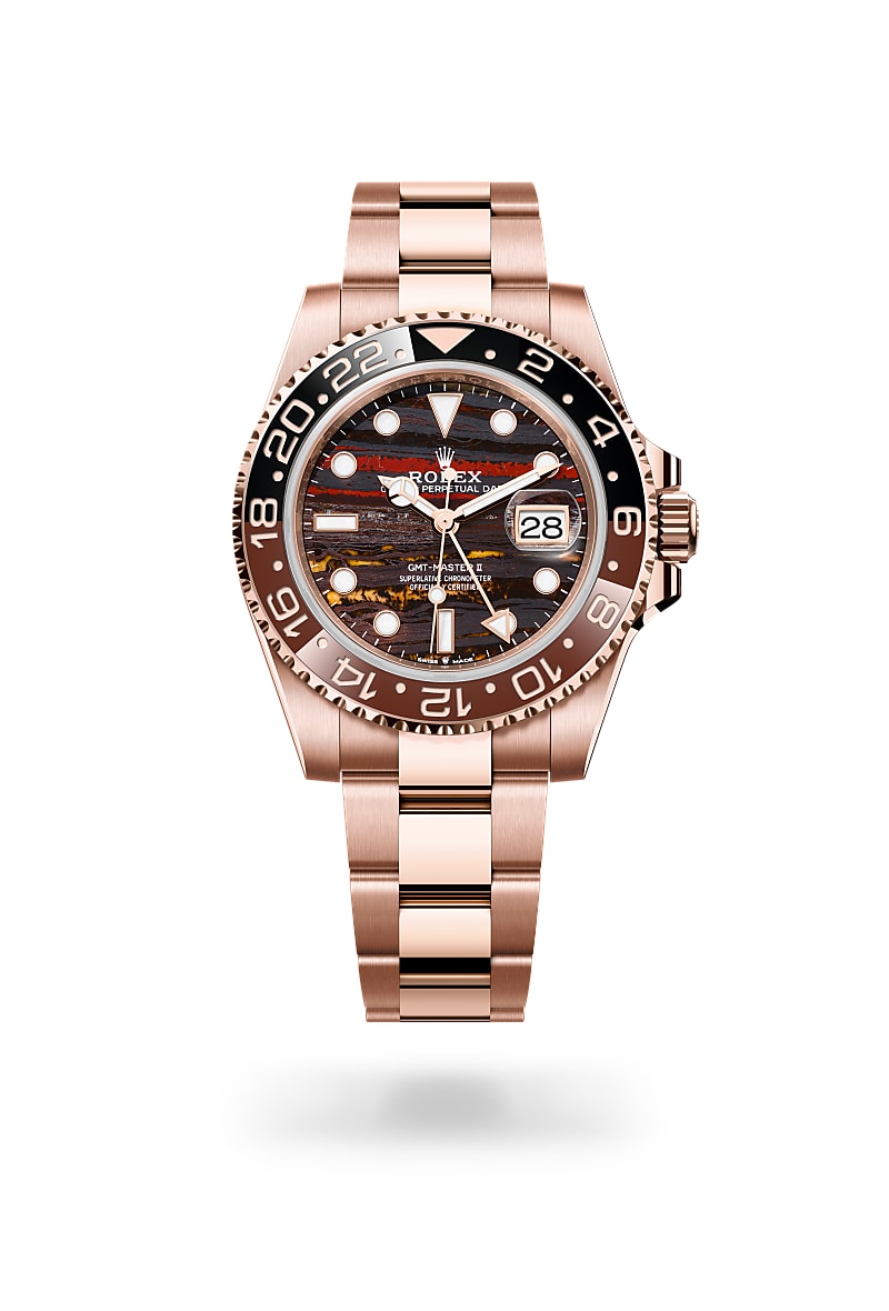 rolex-gmt-master-ii-in-Everose gold 18 กะรัต-GMT-Master II,-m126715chnr-0002-นำสว่าง