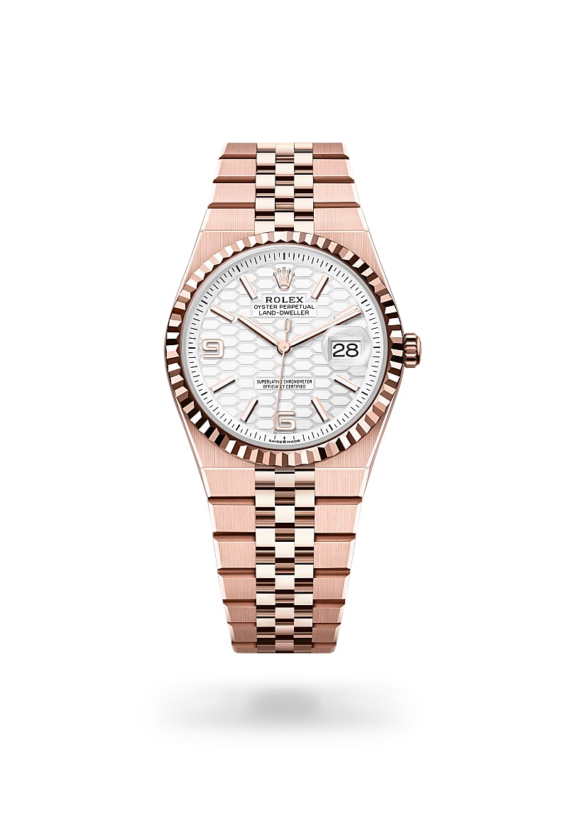 rolex-land-dweller-in-Everose gold 18 กะรัต-Land-Dweller 36,-m127235-0001-นำสว่าง