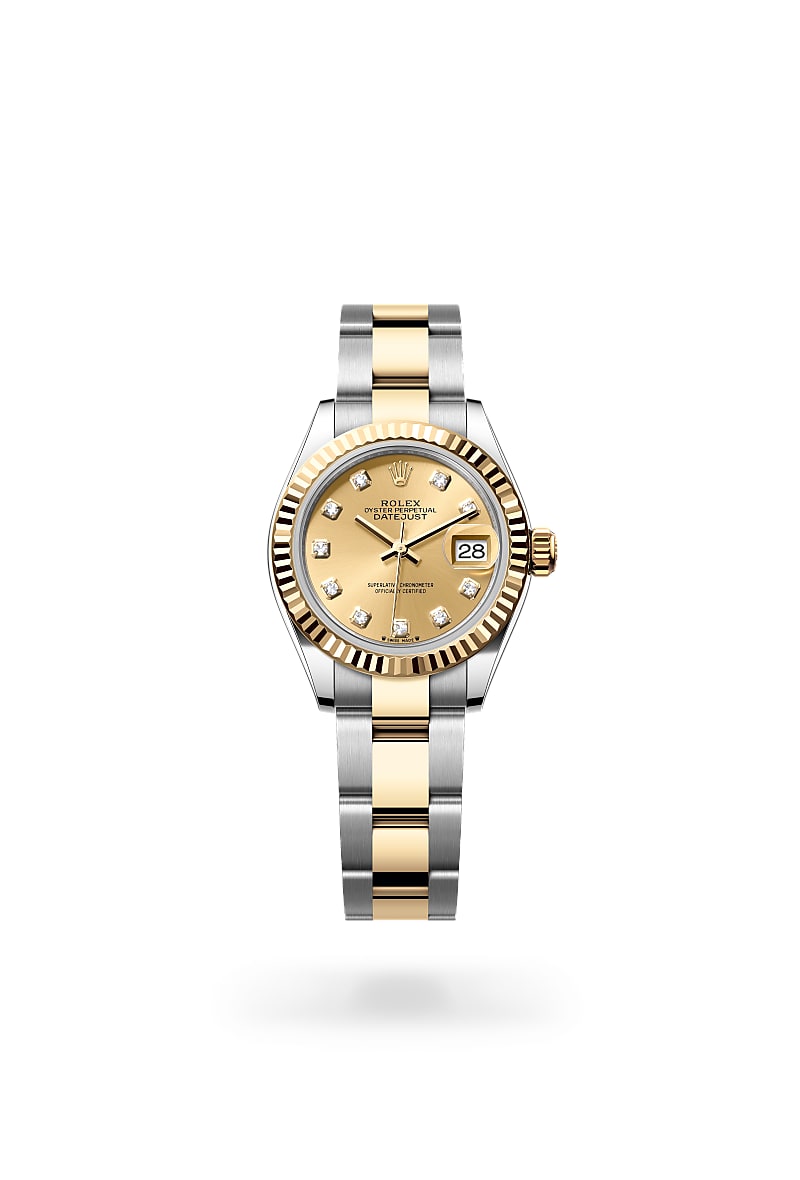 rolex-lady-datejust-in-Yellow Rolesor - การผสมผสานระหว่าง Oystersteel และทองคำ-Lady-Datejust,-m279173-0012-นำสว่าง