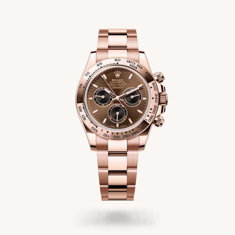 Rolex cosmograph-daytona ในวัสดุ เอเวอร์โรสโกลด์, m126505-0005 - นำสว่าง