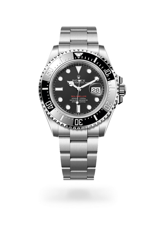 Rolex sea-dweller ในวัสดุ Oystersteel, m126600-0002 - นำสว่าง