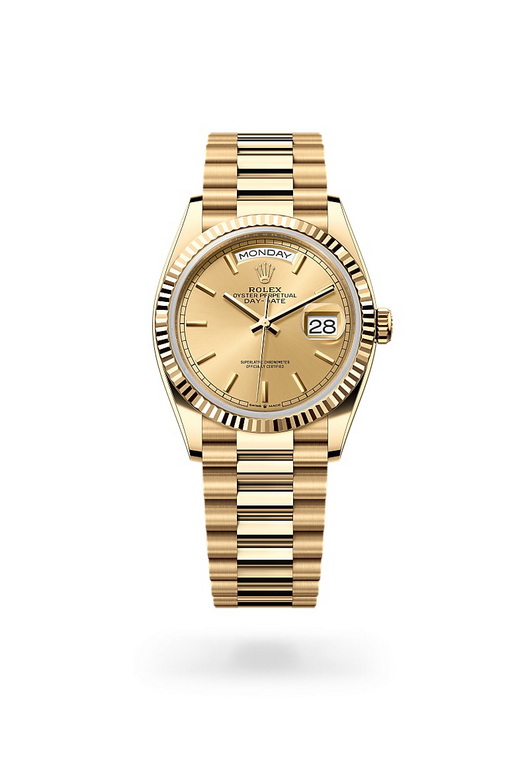 Rolex day-date in 18 ct yellow gold, m128238-0045 - Nam Sawang