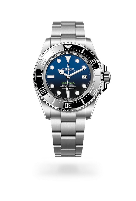Rolex deepsea ในวัสดุ Oystersteel, m136660-0005 - นำสว่าง