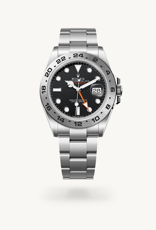 Rolex explorer ในวัสดุ Oystersteel, m226570-0002 - นำสว่าง