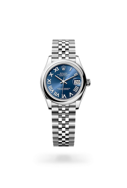 ด้านหน้า Rolex Datejust ในวัสดุ Oystersteel, m278240-0018 - นำสว่าง