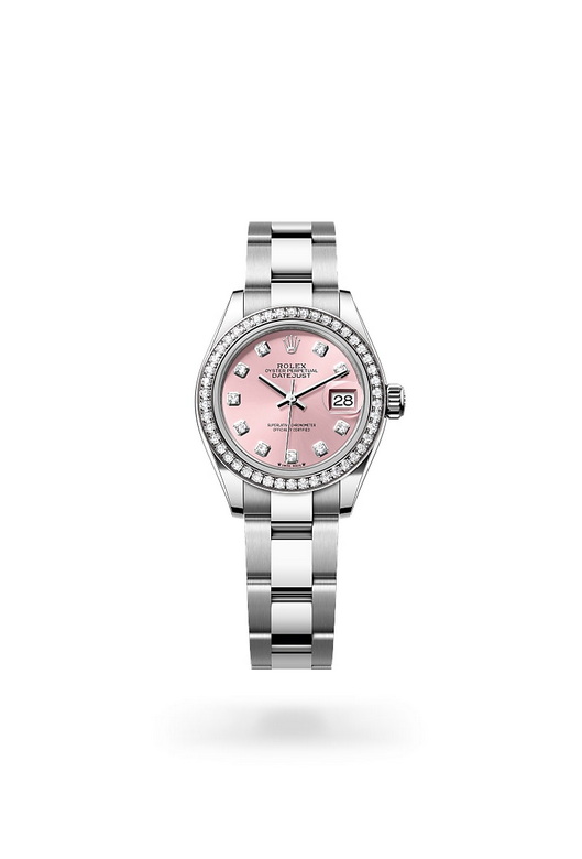 Rolex lady-datejust ในวัสดุ White Rolesor, m279384rbr-0004 - นำสว่าง