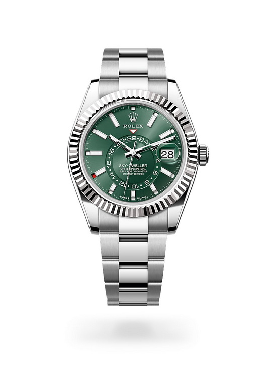 Rolex sky-dweller in White Rolesor, m336934-0001 - Nam Sawang