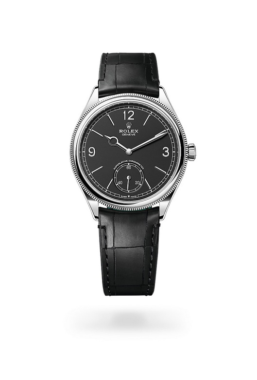 Front view of Rolex 1908 in 18 ct white gold, m52509-0002 - Nam Sawang