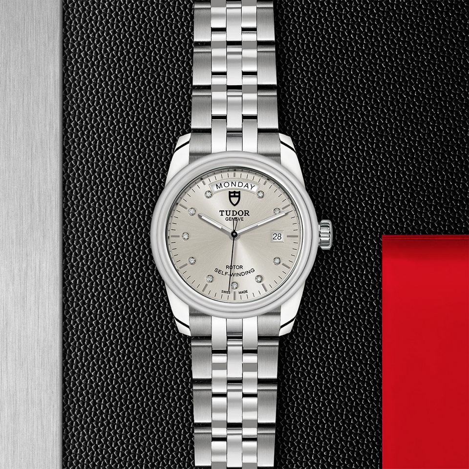 tudor TUDOR Glamour Date+Day M56000-0006 ราคา ที่นำสว่าง thailand bangkok