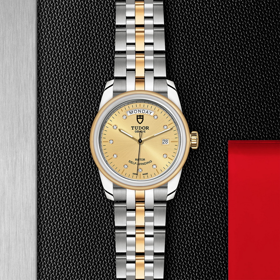 tudor TUDOR Glamour Date+Day M56003-0006 ราคา ที่นำสว่าง thailand bangkok