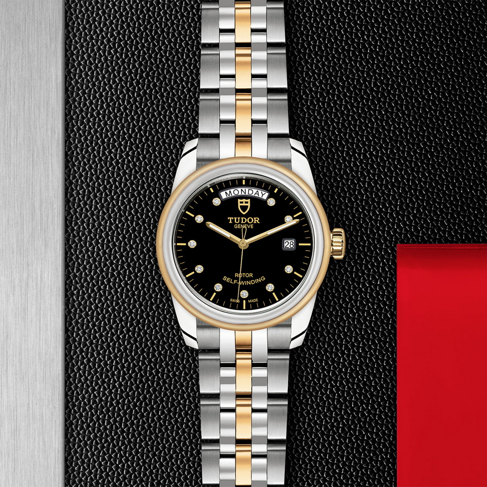 tudor TUDOR Glamour Date+Day M56003-0008 ราคา ที่นำสว่าง thailand bangkok