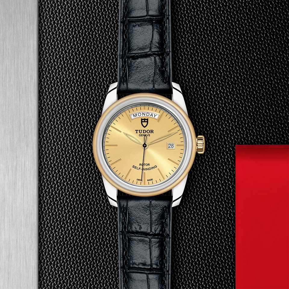 tudor TUDOR Glamour Date+Day M56003-0024 ราคา ที่นำสว่าง thailand bangkok