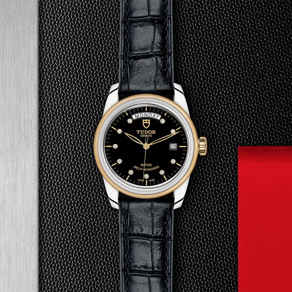 tudor TUDOR Glamour Date+Day M56003-0045 ราคา ที่นำสว่าง thailand bangkok
