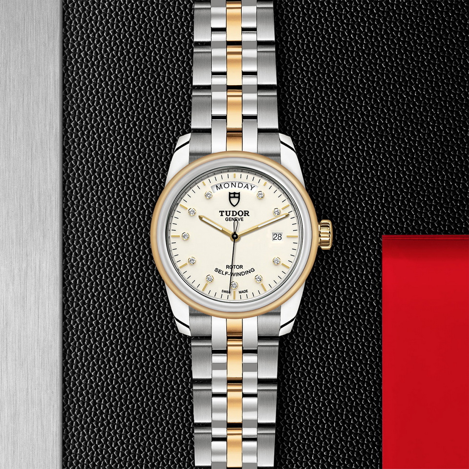 tudor TUDOR Glamour Date+Day M56003-0113 ราคา ที่นำสว่าง thailand bangkok
