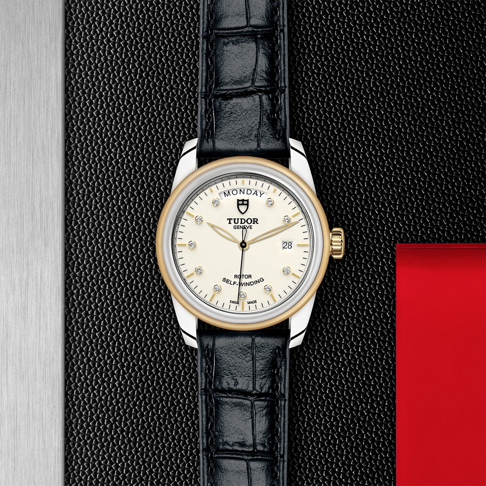 tudor TUDOR Glamour Date+Day M56003-0115 ราคา ที่นำสว่าง thailand bangkok