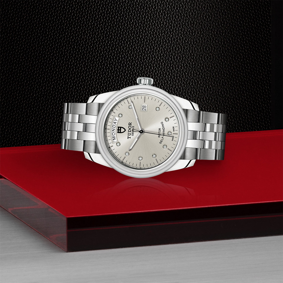 tudor TUDOR Glamour Date+Day M56000-0006 ราคา ที่นำสว่าง thailand bangkok