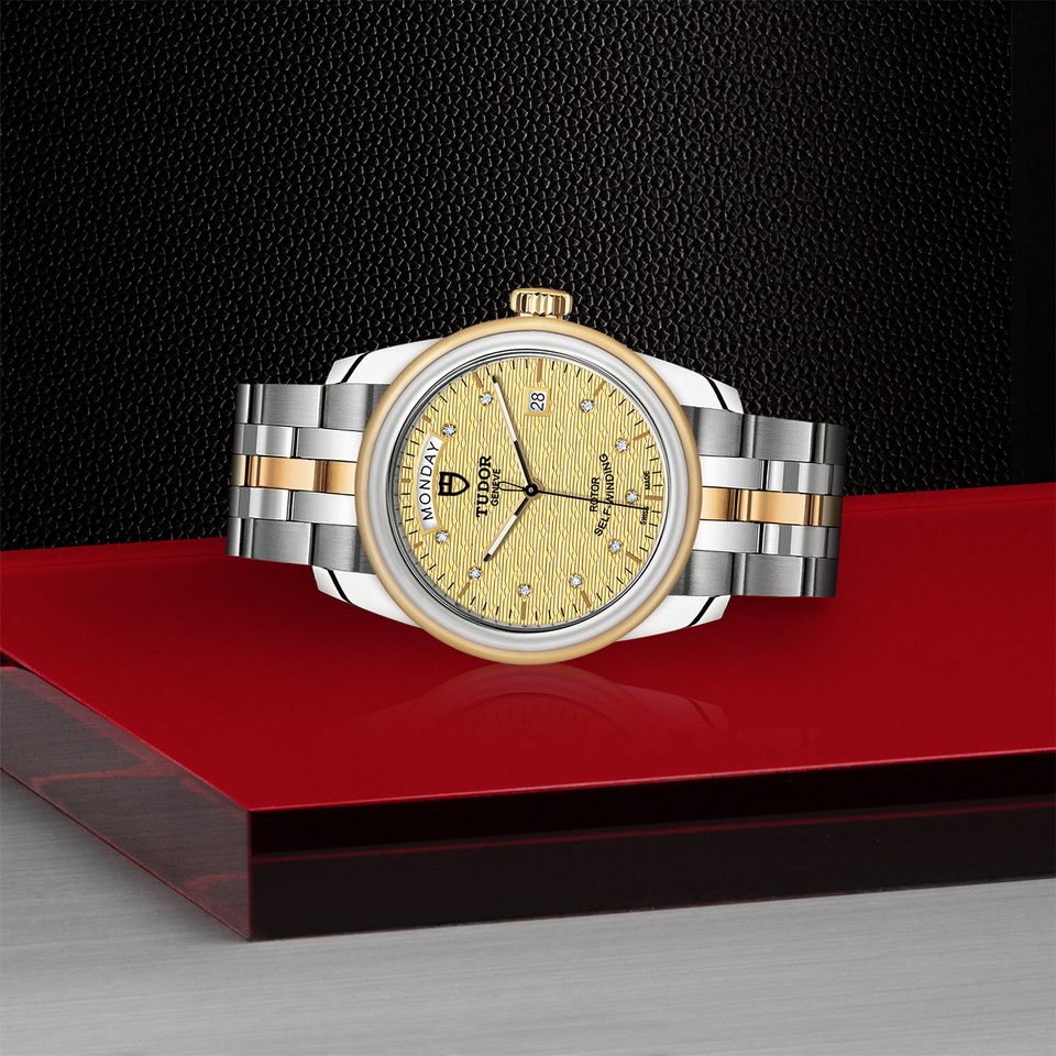 tudor TUDOR Glamour Date+Day M56003-0004 ราคา ที่นำสว่าง thailand bangkok