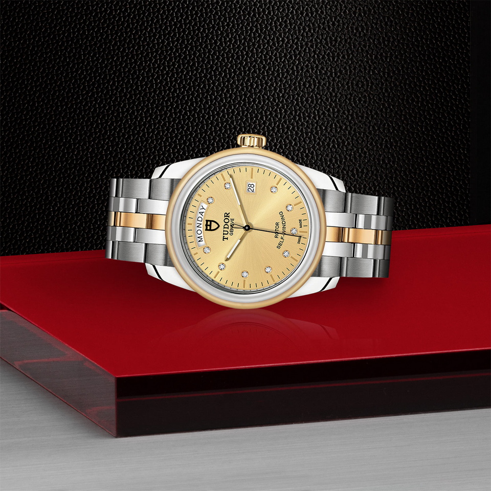 tudor TUDOR Glamour Date+Day M56003-0006 ราคา ที่นำสว่าง thailand bangkok