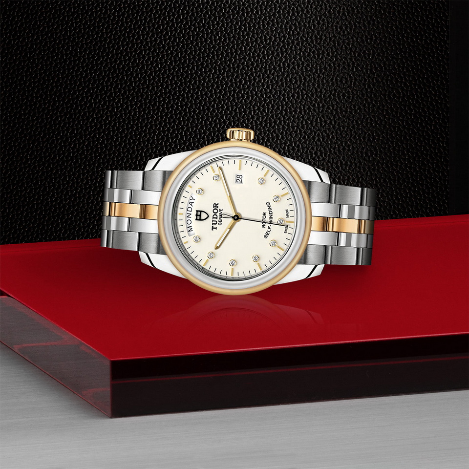 tudor TUDOR Glamour Date+Day M56003-0113 ราคา ที่นำสว่าง thailand bangkok
