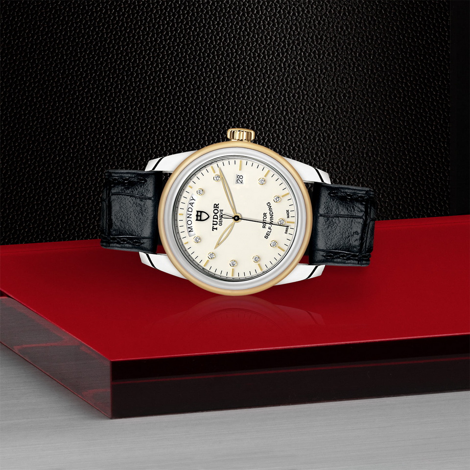 tudor TUDOR Glamour Date+Day M56003-0115 ราคา ที่นำสว่าง thailand bangkok